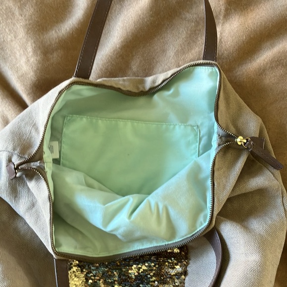 Gap canvas and sequin tote - Picture 2 of 6